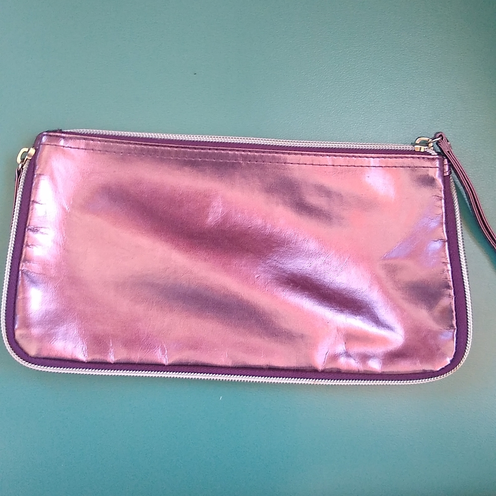 Lancome Metallic Purple Cosmetic Bag